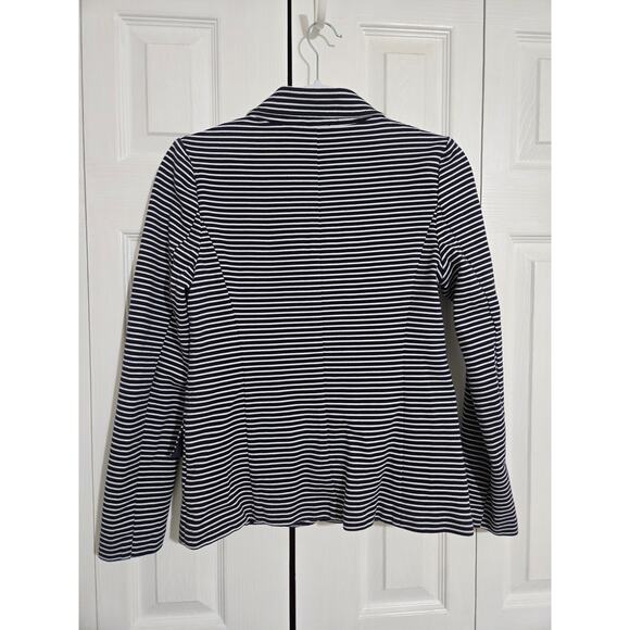 Talbots medium women's  striped buttoned blazer - Picture 5 of 9